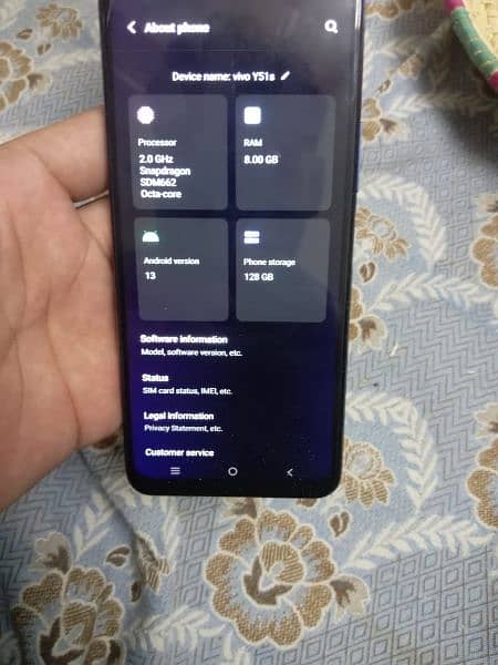 vivo y51s pannel change for sale 2