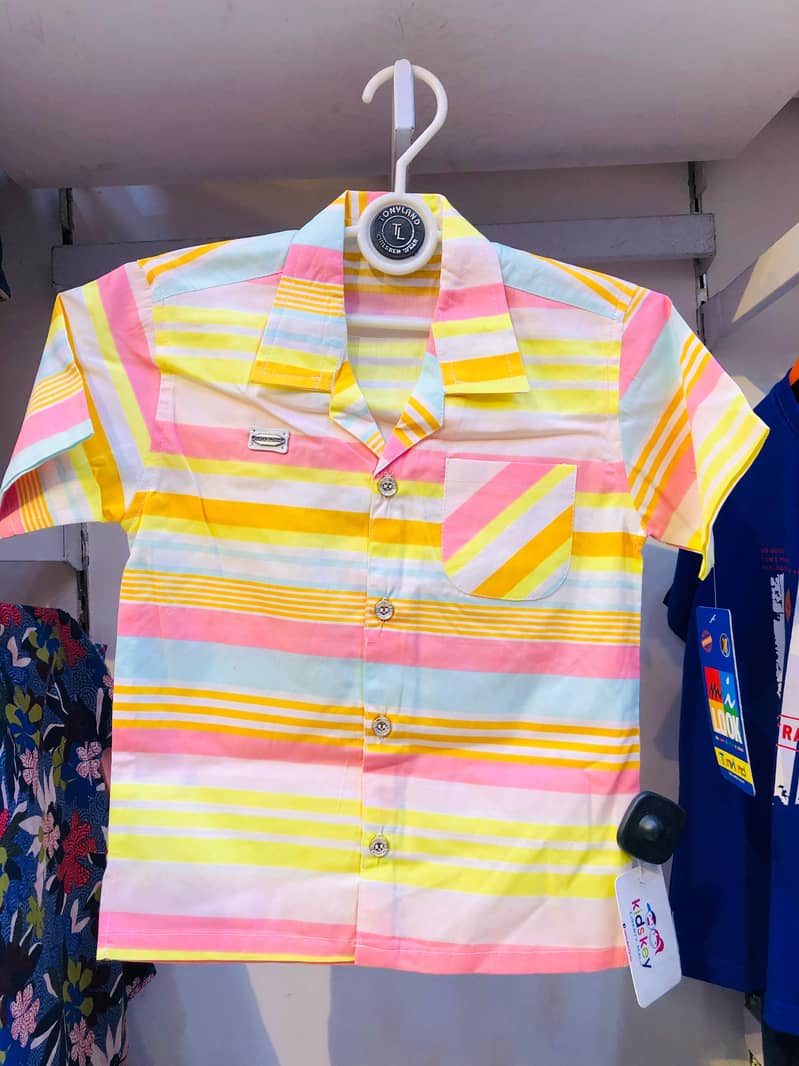 Kids Cotton Shirt|Summer collection For Kids| 4y se 14y size 1