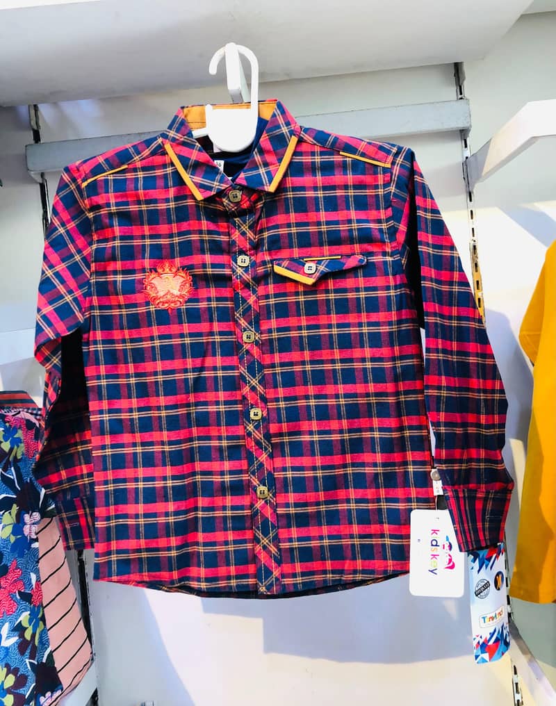Kids Cotton Shirt|Summer collection For Kids| 4y se 14y size 10