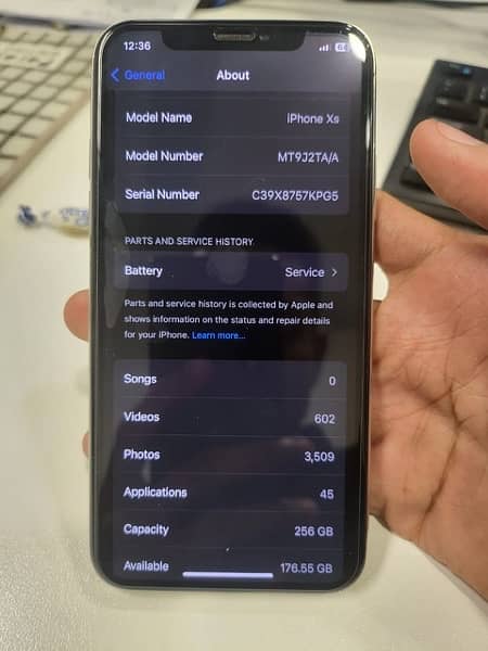 iphone XS 256 gb PTA Approved 5