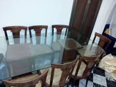 8 Chairs Dining table with Sheesham Wood