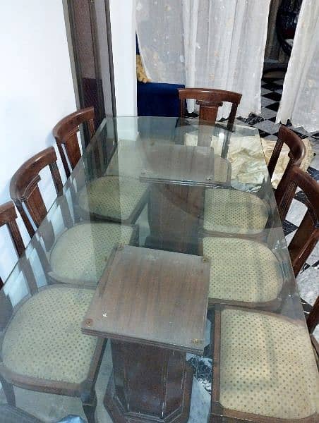 8 Chairs Dining table with Sheesham Wood 1