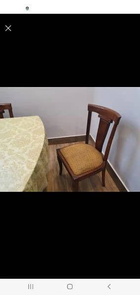 8 Chairs Dining table with Sheesham Wood 2