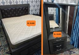 Double Size Bed & Dressing Table