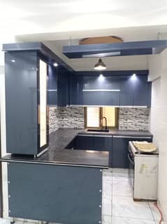 BRAND NEW 3 BED-DD (3RD FLOOR) FLAT AVAILABLE FOR RENT IN KINGS COTTAGES (PH-II) BLOCK-7 GULISTAN-E-JAUHAR 0