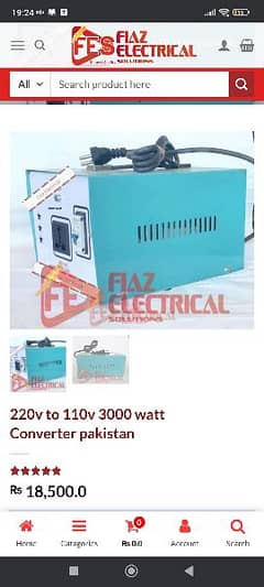 Copper Converter 220v to 110v 3000 watt