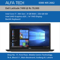 Dell Latitude 7490 Laptop (i7-8th-8-256-14”-FHD) - ALFA TECH 0