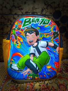 School bag for boys / girls KG1,2 Nursery Class Ben Ten/10 Theme