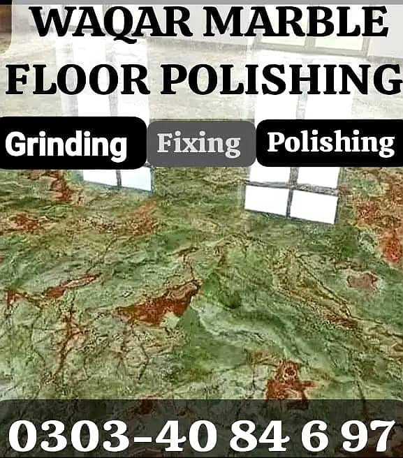 Marble Polish Service| Kitchen Floor Marble & Tiles Grinding & Service 1