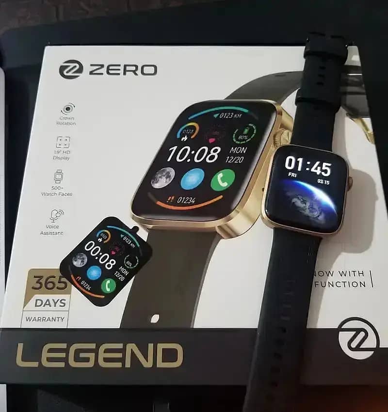 Zero Lifestyle Legend Smart Watch with 1 Year Warrany 0