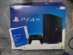 PS4 PRO 1TB WITH BOX 0