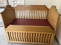 Baby cart with large storage and matress