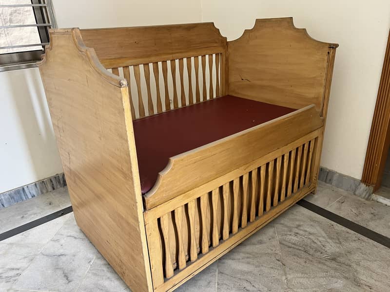 Baby cart with large storage and matress 1