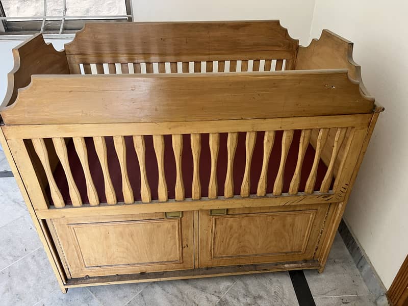 Baby cart with large storage and matress 3