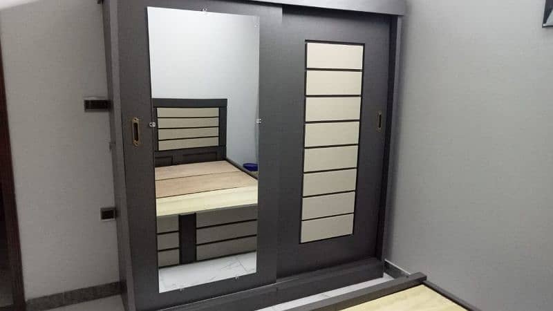 bed with slide door wardrobe 2