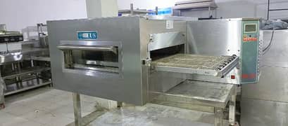 JK Zeus Conveyor belt pizza oven 18" Korean, dough mixer dough roller 0