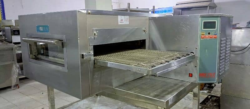 JK Zeus Conveyor belt pizza oven 18" Korean, dough mixer dough roller 1