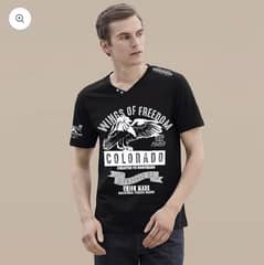 Wings Of Freedom Cotton Tee Shirt For Men
