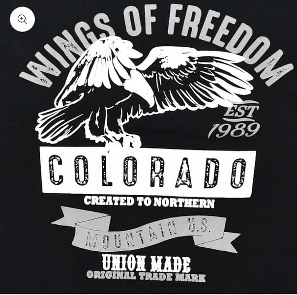 Wings Of Freedom Cotton Tee Shirt For Men 2