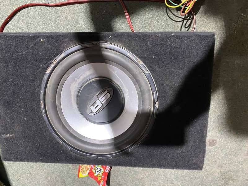 4 channel 4500watt max power amplifier and subwoofer for sale 2
