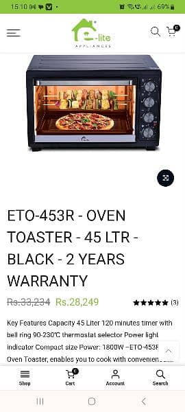 Oven like New, Unboxed few Days Back_Brand - Lite 3