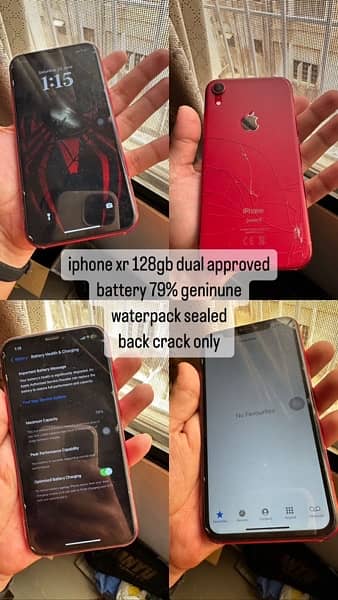 iPhone Xr 128gb Dual Approved waterpack 4