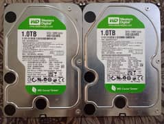 2 (1 TB) Hard drives