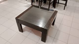 Center Table with Top Glass