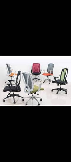 office revolving chairs mix fabircs available 0