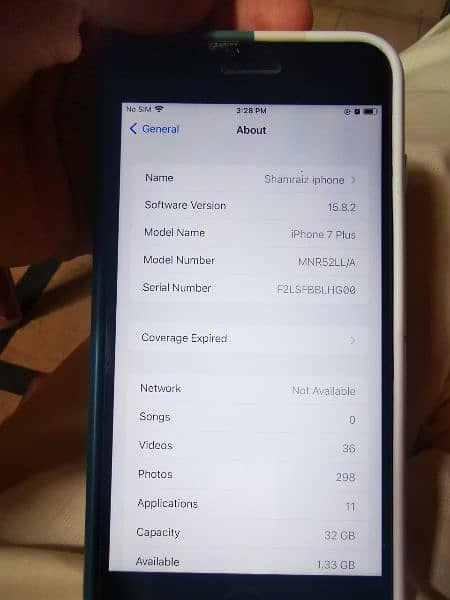 iphone 7 plus non pta 32 gb total original just battery change 4