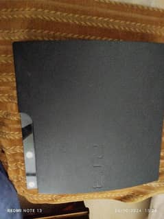 playstation 3 with 2 controller and with charger . 03200113117