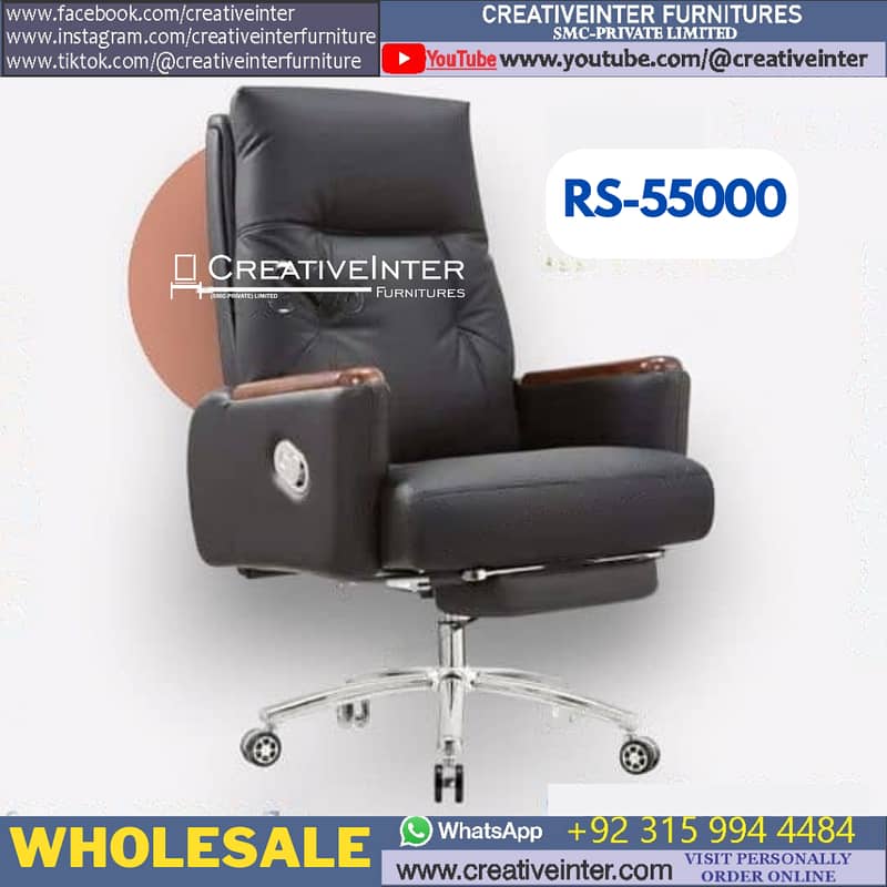 Executive Office Revolving Chair Table Workstation Meeting Conference 10