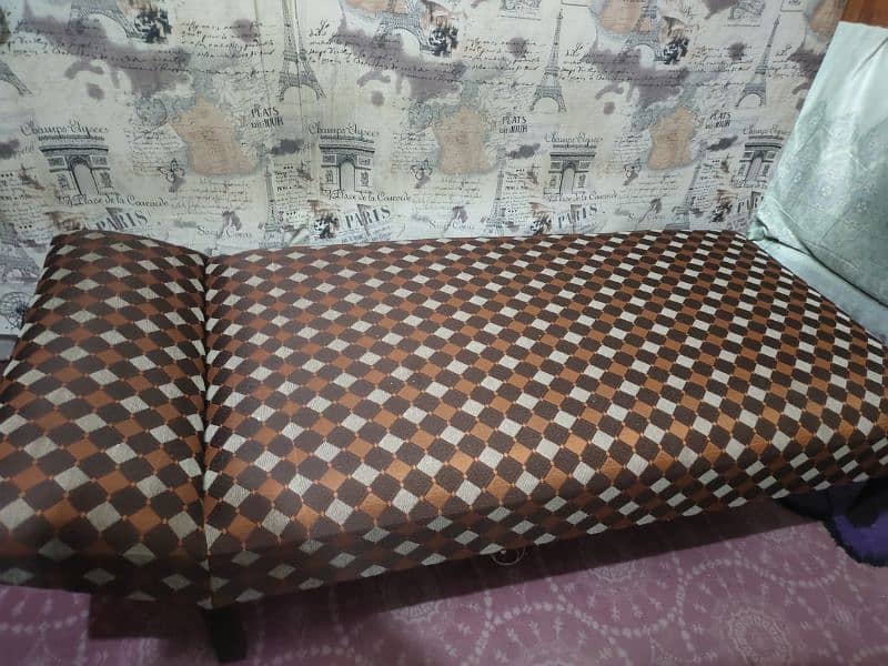 Sofa Com Bed for sale. New condition. Good quality wood. 2