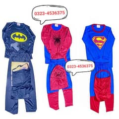 Costumes l Kid's l Spiderman l Superman l Badman l 0323-4536375