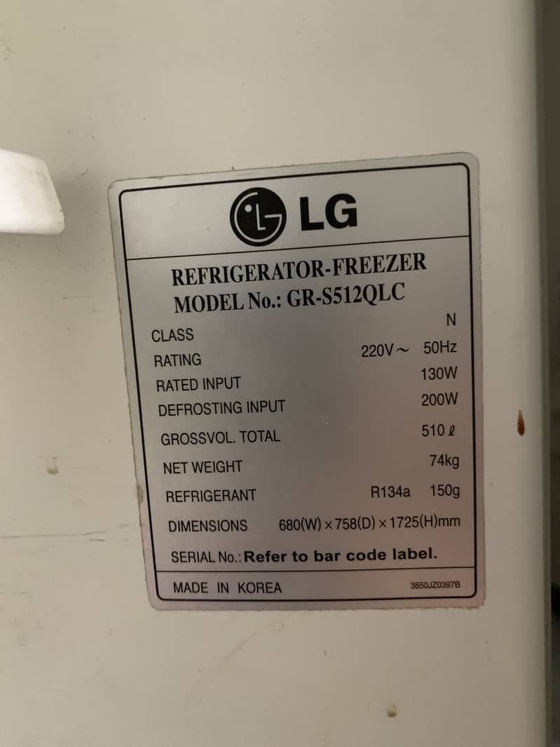 LG fridge full size 2