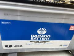 Daewoo Battery DIB-180-12-V- 145AH & UPS for Sale