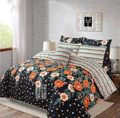 6 PCs Bedsheet Comforter Set - Free Delivery - Premium Quality - Nice