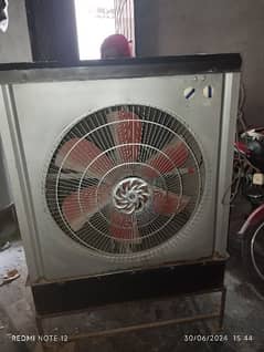 Room air cooler with pad