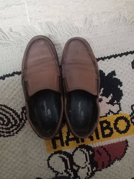 Hush puppies casual brown cut shoe 42 size 0