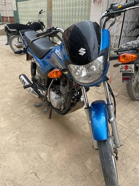 Suzuki 110 blue 4