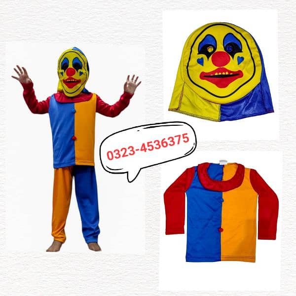 3 PC's kid's Stitched Dry Fit Costumes l 10 Characters l 0323-4536375 6