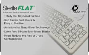 1 weak guarntee sterile flat keyboard