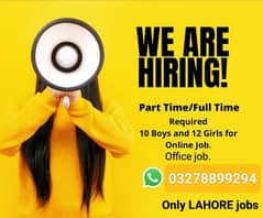 PART TIME JOBS IN LAHORE FOR BOYS AND GIRLS CUSTOMER SERVICE