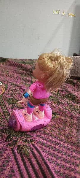 girls playing and walking doll 1