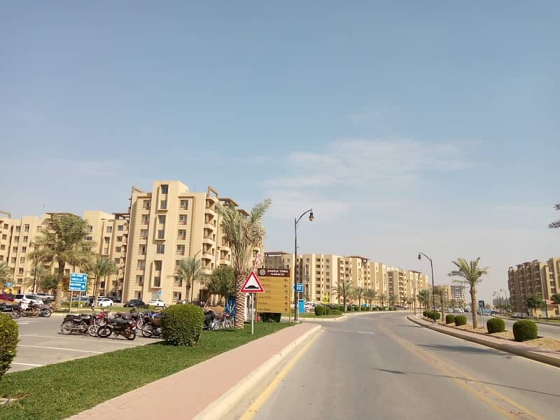 precinct 19,2bedroom ready to move apartment available for sale in bahria Town Karachi 11