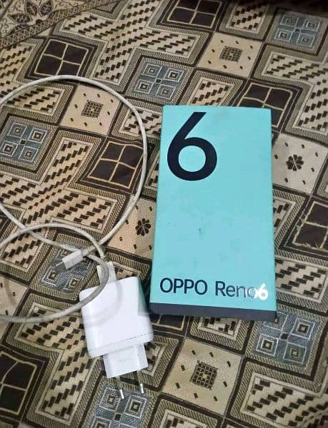 Oppo Reno 6 With Box FastChargr No Shade 12/128gb Snpdrgn 720 Ful lush 2