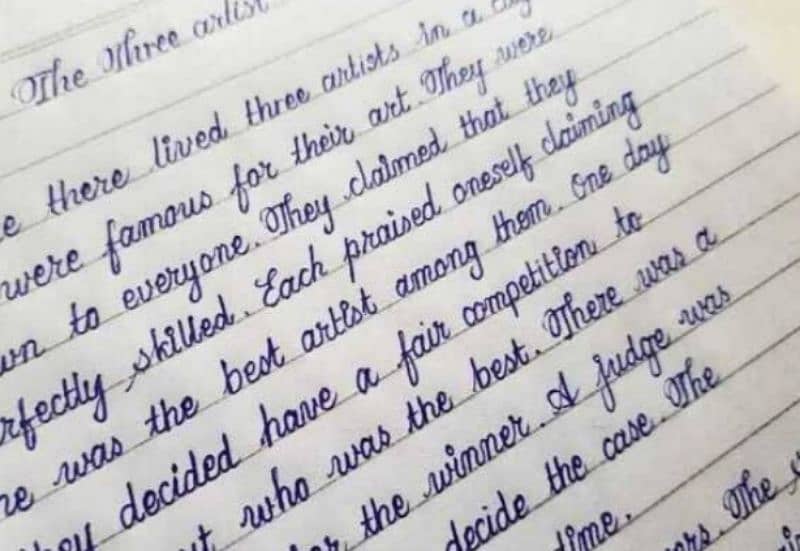 handwriting assignment work 0