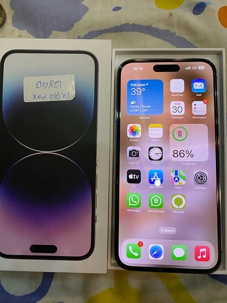 iPhone 14 Pro Max 128gb PTA Approved 1