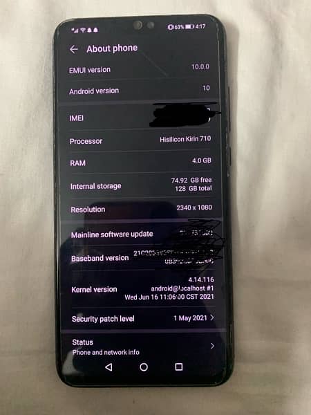 honor 8x mobile phone 10/9 condition 2