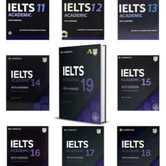 Ielts academic 11 to 19 9 books set with audio qr code for listening